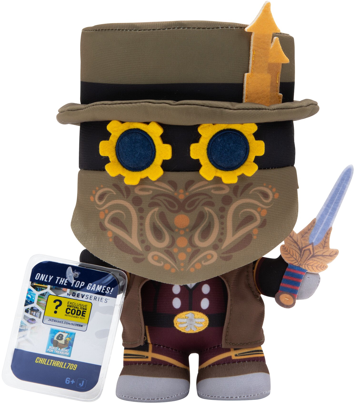 М'яка іграшка DevSeries Collector Plush Build A Boat For Treasure: chillthrill709 (CRS0003) - Фото 1