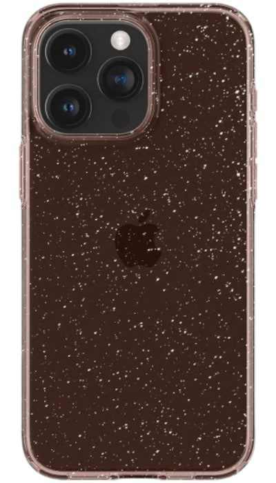 Чохол для смартфону Spigen for Apple iPhone 15 Pro Liquid Crystal Glitter, Rose Quartz (ACS06702) - Фото 1