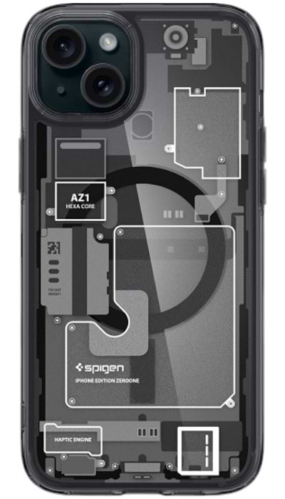 Чохол для смартфону Spigen for Apple iPhone 15 Ultra Hybrid MagFit, Zero One (ACS06806) - Фото 1