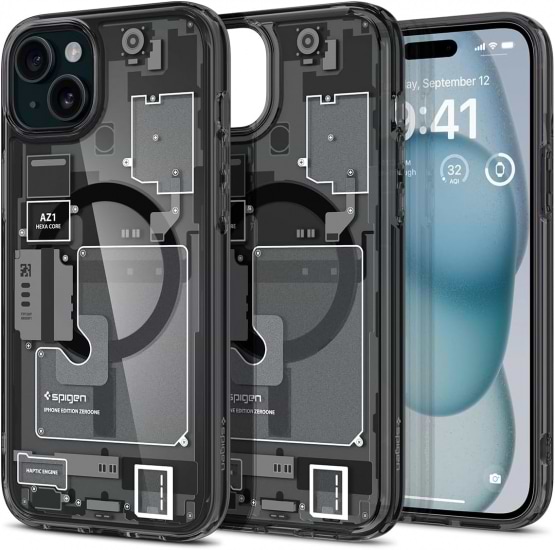 Фото - Чохол для смартфону Spigen for Apple iPhone 15 Ultra Hybrid MagFit, Zero One (ACS06806)