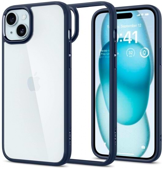 Фото - Чехол для смартфона Spigen for Apple iPhone 15 Ultra Hybrid, Navy Blue (ACS06801)
