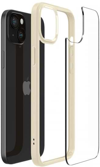 Фото - Чохол для смартфону Spigen for Apple iPhone 15 Ultra Hybrid, Mute Beige (ACS06800)
