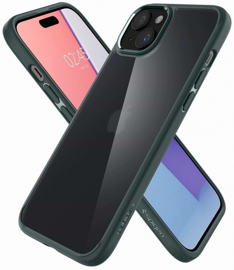 Фото - Чохол для смартфону Spigen for Apple iPhone 15 Ultra Hybrid, Frost Green (ACS06798)