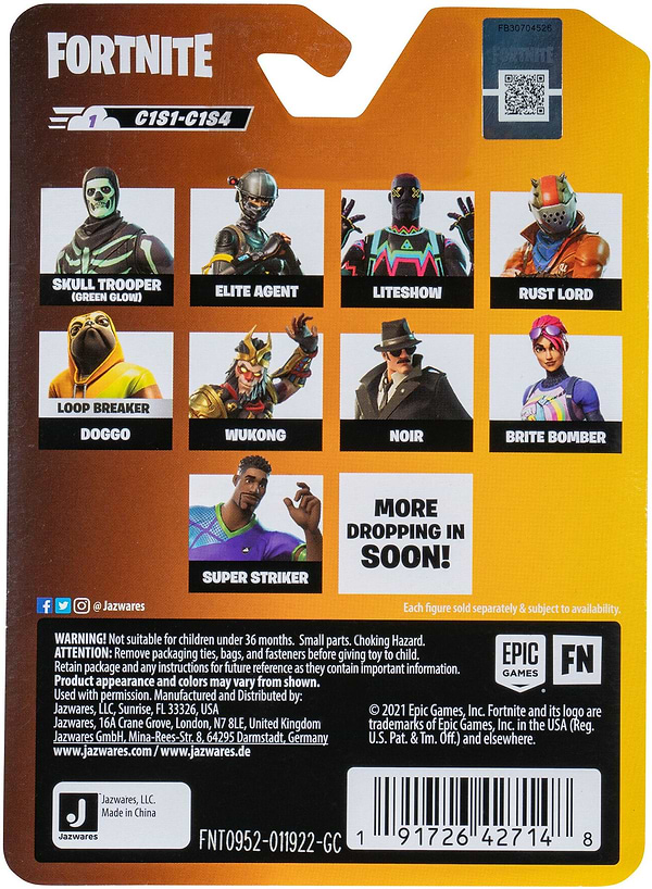 Фото - Коллекционная фигурка Fortnite Micro Legendary Series Mission Specialist (FNT0952)