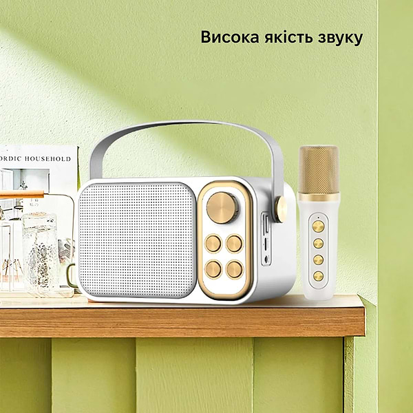 Фото - Портативна акустика INSPIRE YS-105 White караоке