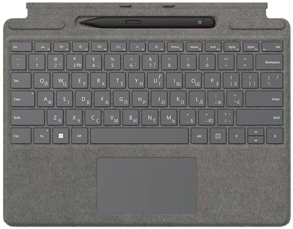 Фото - Клавіатура бездротова Microsoft Surface Pro 9 Signature Silver (8X8-00061)