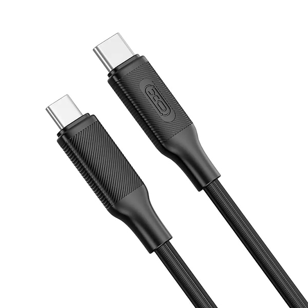Фото - Кабель синхронизации данных XO USB Type-C - USB Type-C (NB-Q265B-CC.black)