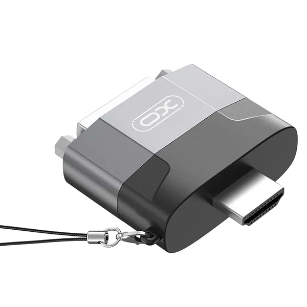 Фото - Перехідник DVI - HDMI XO HDMI-DVI (GB013-HDMIDVI.tranish)