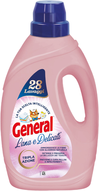 Гель для стирки General для шерсти и деликатных тканей 1.4 л (8001990039683)