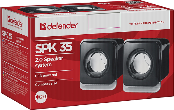 Фото - Акустична система Defender SPK 35 5W USB Black (65635)