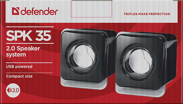 Фото - Акустична система Defender SPK 35 5W USB Black (65635)