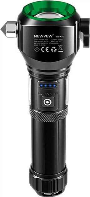 Ліхтар акумуляторний NEWVEW 6000mAh Black (NWVW-NV-K16-BK)