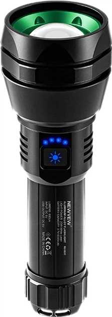 Ліхтар акумуляторний NEWVEW 6000mAh Black (NWVW-NV-K41-BK)