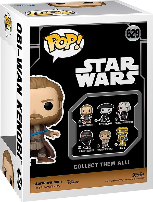 Фото - Колекційна фігурка FUNKO Vinyl: Obi-Wan Kenobi S2 - Obi-Wan (battle pose) (5908305244097)