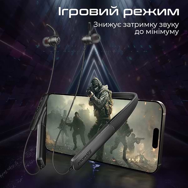 Фото - Наушники вкладыши беспроводные Promate leap-200h.black