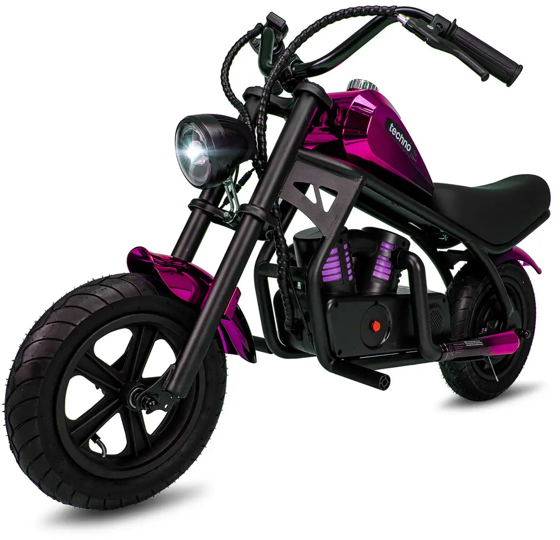 Електроскутер дитячий Techno ES-60 Pink-Black - Фото 1