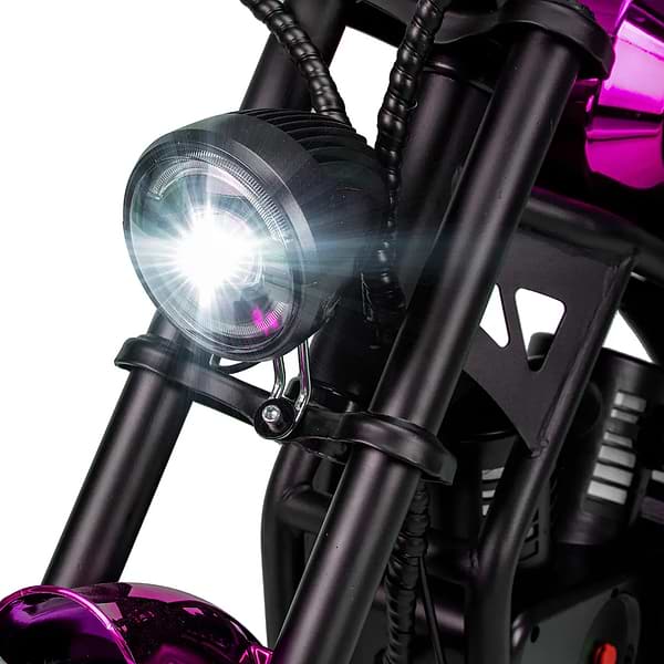 Фото - Електроскутер дитячий Techno ES-60 Pink-Black