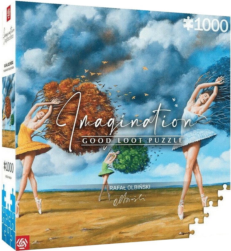 Пазли (8 +) Good Loot Imagination: Rafal Olbinski The Shape of Color Green Puzzles 1000 шт. (5908305243717) - Фото 1
