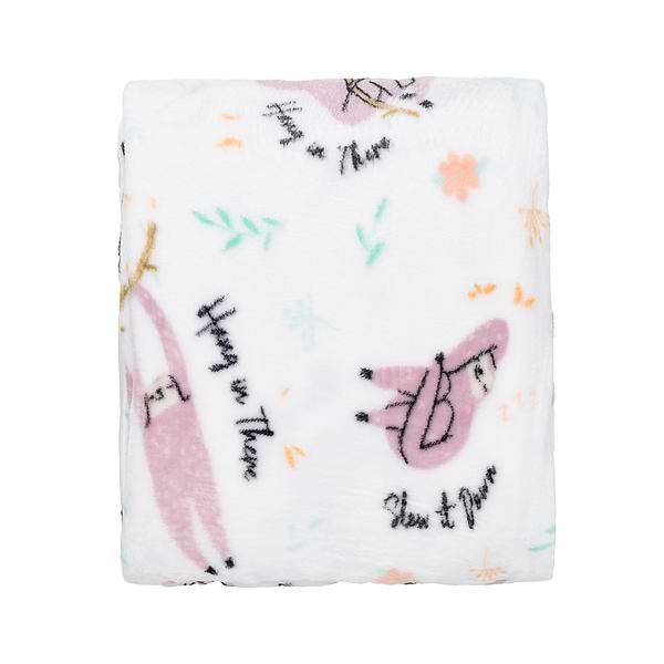 Фото - Плед полуторный Ardesto Flannel 160х200 см ленивцы (ART0115PB)