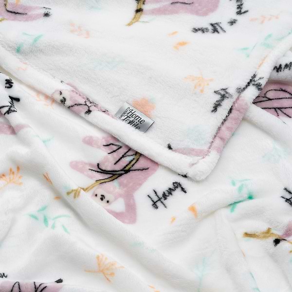 Фото - Плед полуторный Ardesto Flannel 160х200 см ленивцы (ART0115PB)