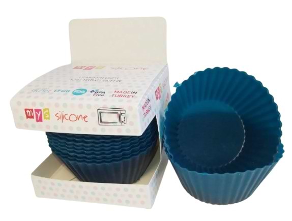 Форма для приготування Baltali Silikon Корзинка 12 шт. 7 см (45067) - Фото 1