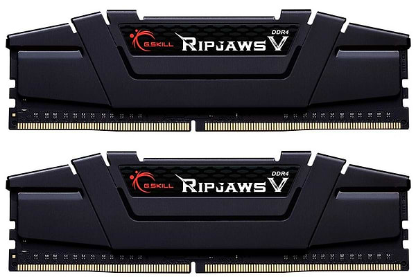 Фото - Память DDR G.Skill DDR4 2x16GB/3600 Ripjaws V Black (F4-3600C18D-32GVK) Фото - Память DDR G.Skill DDR4 2x16GB/3600 Ripjaws V Black (F4-3600C18D-32GVK)