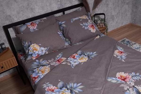 Фото - Комплект постільної білизни Moon&Star Бязь Gold Люкс «Flowers Wod» 160х220 см нав. 4х50х70 (MS-820001516)