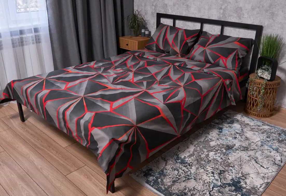 Комплект постельного белья Moon&Star Бязь Gold Люкс Geometry 160х220 (MS-820002248)