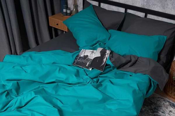 Фото - Комплект постільної білизни Moon&Star Бязь Gold Люкс Gray Green 160х220 (MS-820002703)