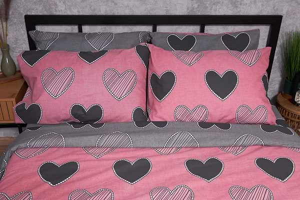 Фото - Комплект постельного белья Moon&Star Бязь Gold Люкс «Love» 200х220 нав. 2х50х70 (MS-820002764)