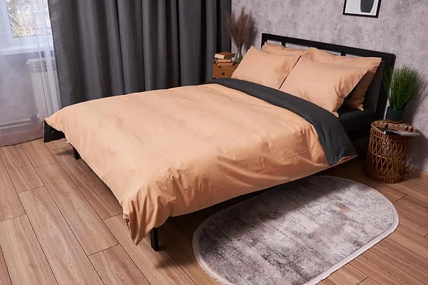 Фото - Комплект постельного белья Moon&Star Бязь Gold Люкс «Gray Cream» 200х220 нав. 2х50х70 (MS-820003301) Фото - Комплект постельного белья Moon&Star Бязь Gold Люкс «Gray Cream» 200х220 нав. 2х50х70 (MS-820003301)