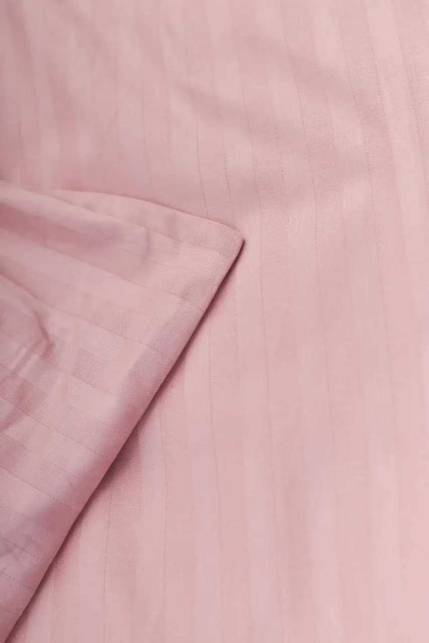 Фото - Комплект постільної білизни Moon&Star Satin Stripe Stripe Pink 160х220 нав. 2х70х70 (MS-820003627)