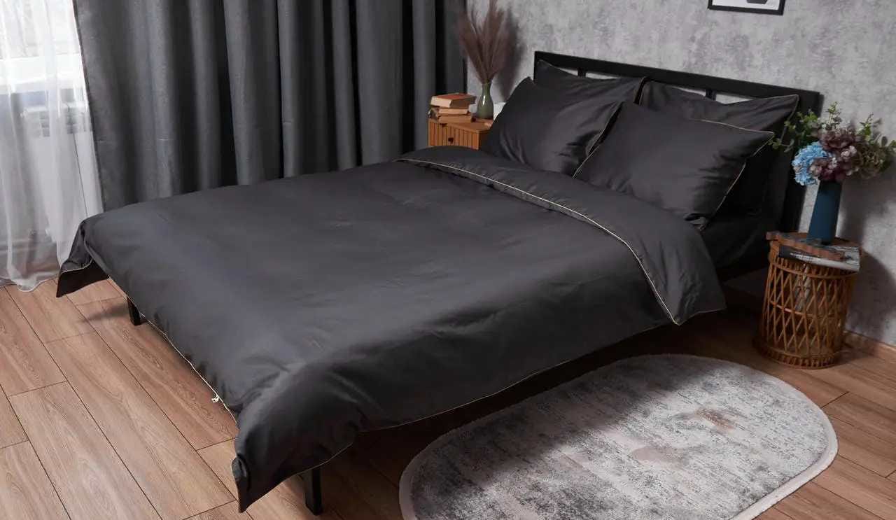 Комплект постельного белья Moon&Star Satin Premium Gold Corner 160х220 (MS-820003905)