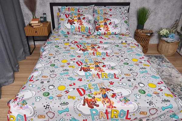 Фото - Комплект постільної білизни Moon&Star Бязь Gold Люкс Dream Patrol 160х220 (MS-820004013)