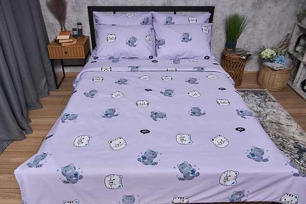 Фото - Комплект постільної білизни Moon&Star Бязь Gold Люкс Hello Kitty 160х220 (MS-820004047)