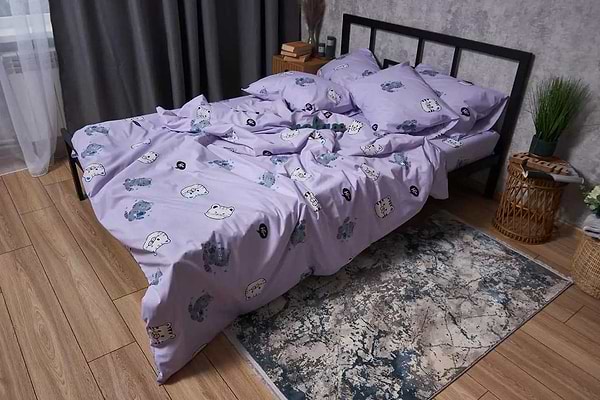 Фото - Комплект постільної білизни Moon&Star Бязь Gold Люкс Hello Kitty 160х220 (MS-820004047)