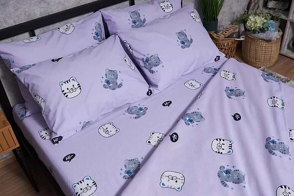 Фото - Комплект постільної білизни Moon&Star Бязь Gold Люкс Hello Kitty 160х220 (MS-820004047)