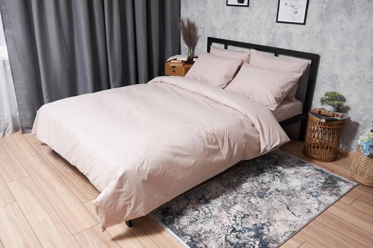 Комплект постельного белья Moon&Star Бязь Gold Люкс Blanc King Size 220x240 (MS-820004589)