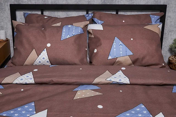 Фото - Комплект постільної білизни Moon&Star Мікросатин Premium «Amber Dream» 160х220х2 см нав. 2х40х60 (MS-820005070)