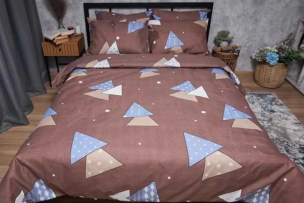 Фото - Комплект постельного белья Moon&Star Микросатин Premium «Amber Dream» 143х210 см нав. 4х50х70 (MS-820005058)