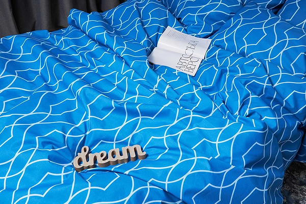 Фото - Комплект постельного белья Moon&Star Микросатин Premium «Ocean Breeze» King Size 220x240 см нав. 2х70х70 (MS-820005147)