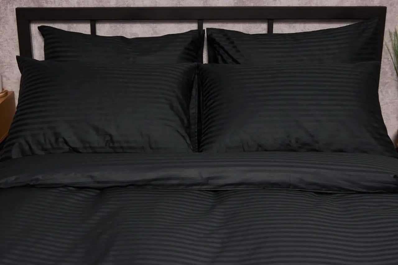 Наволочка Moon&Star Satin Stripe Midnight Luxe 40х60 см 2 шт. (MS-840000649)