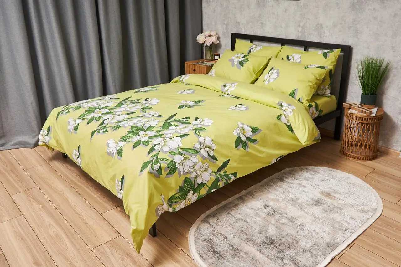 Комплект постельного белья Moon&Star Бязь Gold Люкс «Wisteria» King Size 220x240 см нав. 2х50х70 (MS-820005496)