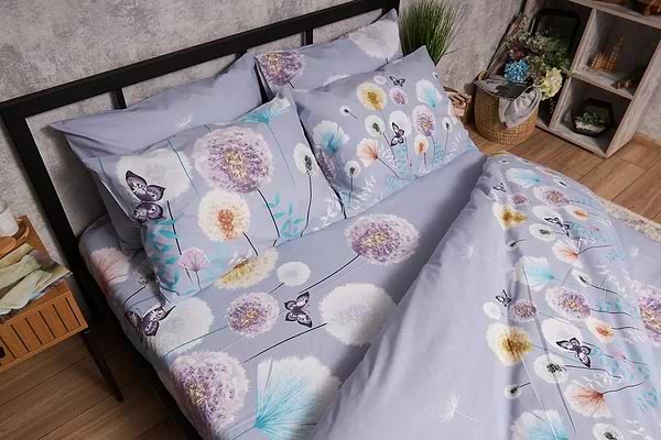 Фото - Комплект постільної білизни Moon&Star Бязь Gold Люкс Dandelion Dreams 160х220 нав. 4х50х70 (MS-820005588)