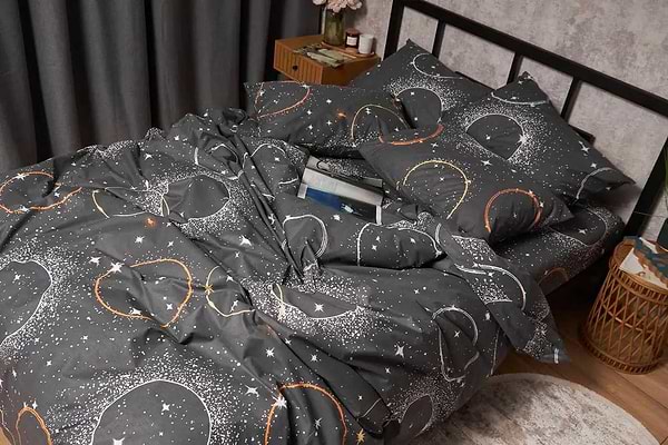 Фото - Комплект постільної білизни Moon&Star Бязь Gold Люкс Cosmic Glow 160х220 нав. 2х50х70 (MS-820005656)