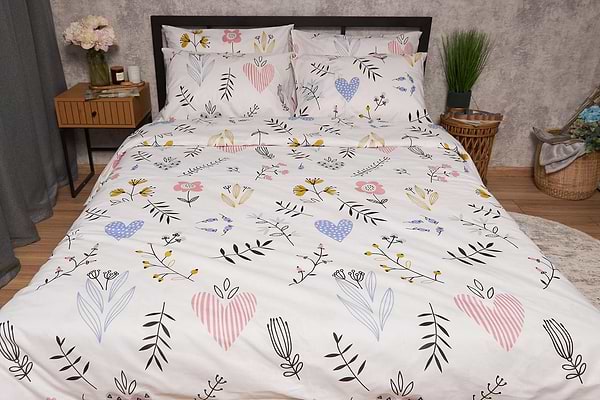 Фото - Комплект постільної білизни Moon&Star Бязь Gold Люкс Painting King Size 220x240 (MS-820005740)