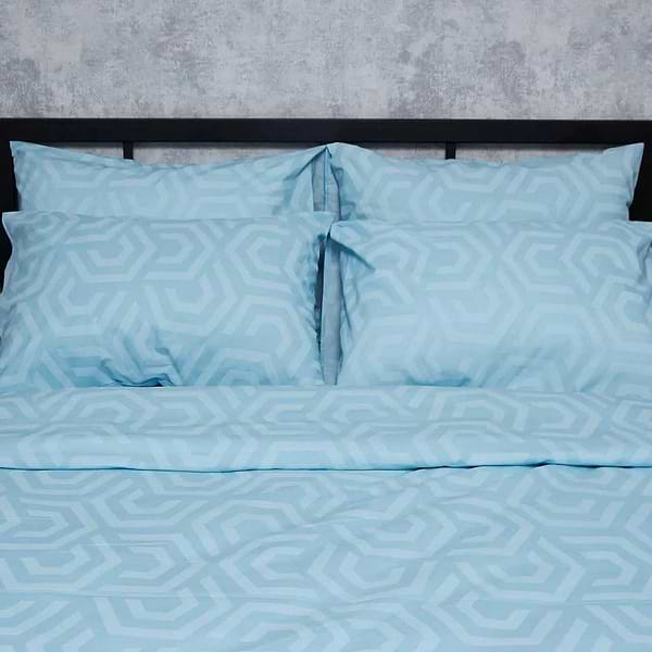 Фото - Комплект постельного белья Moon&Star Бязь Gold Люкс Arctic Glow 160х220 нав. 2х40х60 (MS-820005865)