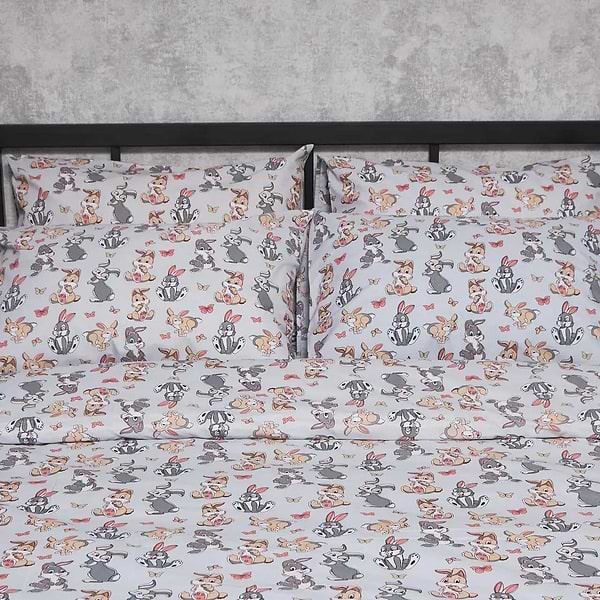 Фото - Комплект постельного белья Moon&Star Бязь Gold Люкс Bunny Dreams 160х220 нав. 2х40х60 (MS-820006075)