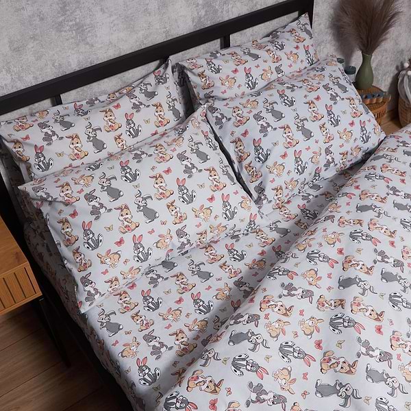 Фото - Комплект постільної білизни Moon&Star Бязь Gold Люкс Bunny Dreams 175х210 нав. 2х40х60 (MS-820006060)