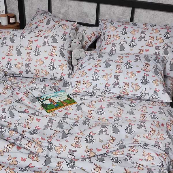 Фото - Комплект постельного белья Moon&Star Бязь Gold Люкс Bunny Dreams 160х220 нав. 2х40х60 (MS-820006075)